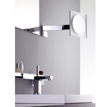 Emco LED Spiegel 5-fach eckig chrom