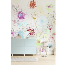Fototapete Vlies X4-1032 Joyful 4-tlg. 200 x 250 cm