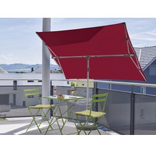 Marktschirm Suncomfort FlexRoof Sonnenschirm 210 x 150 cm aurora red