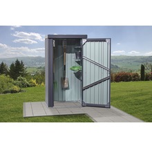 Geräteschrank inkl. Gerätehalter und Ablagefächern 98 x 81 x 180 cm anthrazit