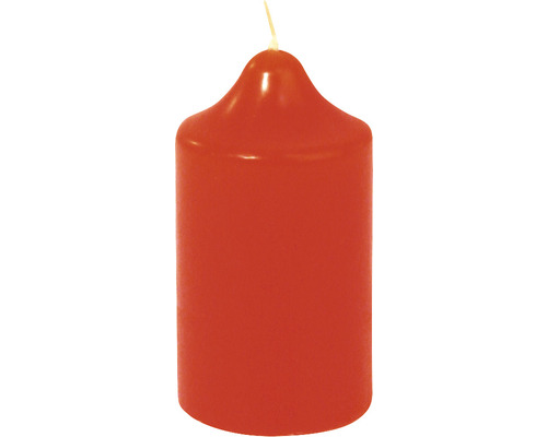 Rote Stumpenkerze