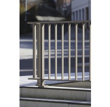 Pertura Geländer-Komplettset Triton taupe L-Form Aluminium für Bodenmontage 2,5 m-thumb-6