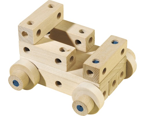 Holzbaustein-Fahrzeug für Kinder