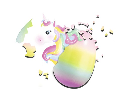 Einhorn schlüpft aus einem Ei