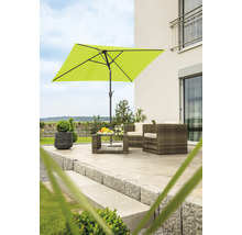 Schneider Sonnenschirm Gartenschirm Bilbao 210 x 130 cm rechteckig apfelgrün-thumb-2
