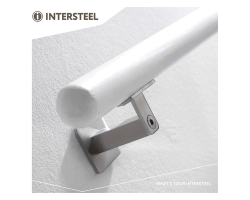 Intersteel Geländer mit Halterung an der Wand