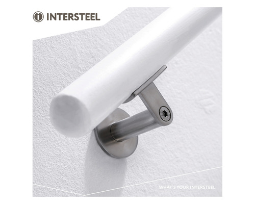 Intersteel Handlauf mit Halterung an einer Wand