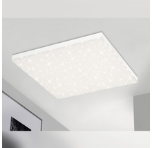 LED Panel dimmbar CCT 38W 3800 lm 3000- 6500 K 59,5x59,5 cm Frameless weiß + Sternenhimmel + Fernbedienung