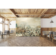 Fototapete Vlies HRBP000042 Hendrick Avercamp Winterlandschaft 5-tlg. 243 x 184 cm