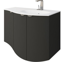 Waschtischunterschrank mit Waschbecken und Armatur