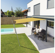 Sonnensegel Cannes Quadrat 5m gelb