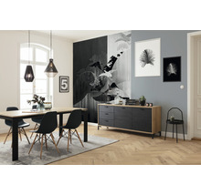 Fototapete Vlies INX4-018 Ink Yin Yang 4-tlg. 200 x 280 cm
