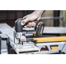 Akku-Pendelhubstichsäge WORX 20V 80mm WX543, inkl. Koffer, 1 x 2Ah Akku und 1 Schnellladegerät