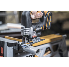 Akku-Pendelhubstichsäge WORX 20V 80mm WX543, inkl. Koffer, 1 x 2Ah Akku und 1 Schnellladegerät