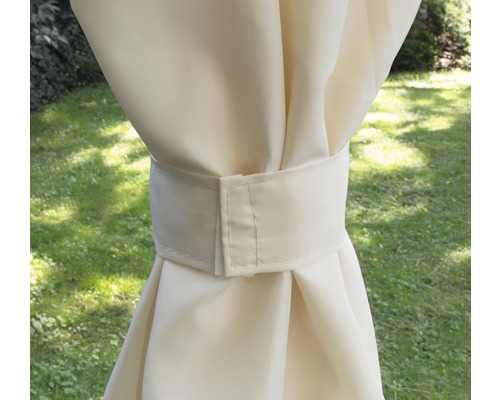 Gardine mit Stoffband für Pavillon