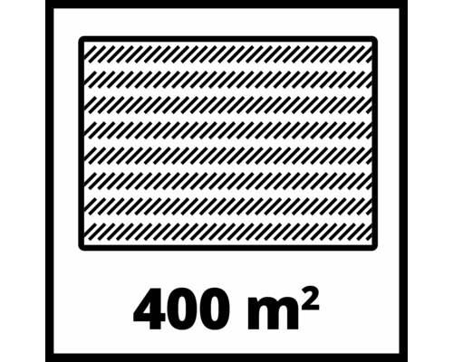 Geeignet für eine Fläche von 400 Quadratmetern