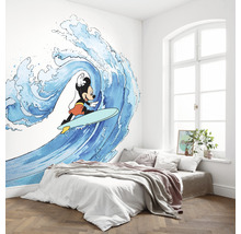 Fototapete Vlies IADX6-007 Into Adventure Disney Mickey Surfing 6-tlg. 300 x 280 cm