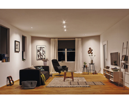 8er Set LED Decken EInbau Strahler Leuchten Wohn Arbeits Zimmer