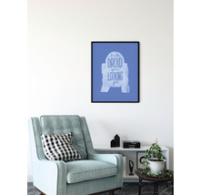 Poster Star Wars Silhouette Quotes R2D2 30x40 cm