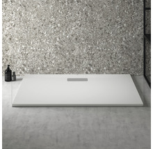 Flache Duschwanne im Badezimmer