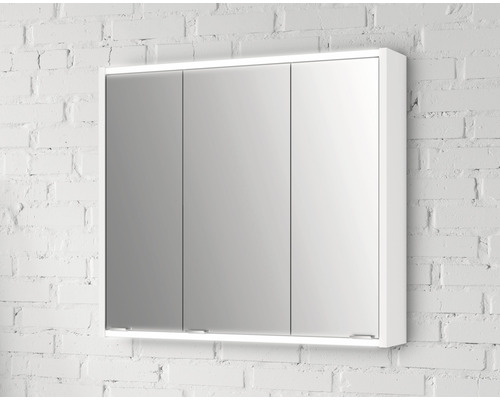 Spiegelschrank mit drei Türen zur Wandmontage