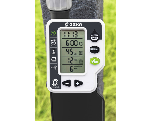 GEKA Bewässerungscomputer mit digitaler Anzeige