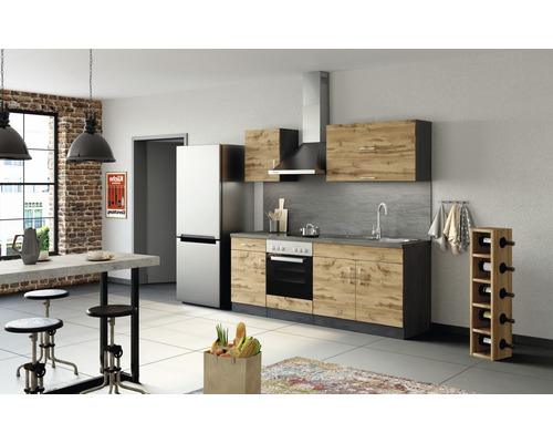 Held Möbel Küchenzeile mit Geräten Sorrento 210 cm | HORNBACH