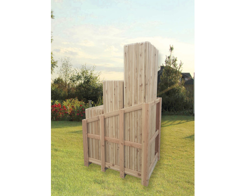 Holz Sichtschutzzaun Elemente im Garten