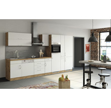 cm Frontfarbe HORNBACH 360 Küchenzeile weiß Held Möbel Sorrento |