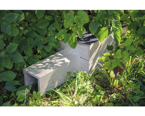 Holz Igelhaus im Garten