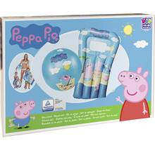 Strandset Happy People Peppa Pig mit Wasserball und Kinderluftmatratze-thumb-1