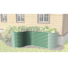 Hochbeeterweiterung Curve 858 80 x 80 x 85,8 cm seegras