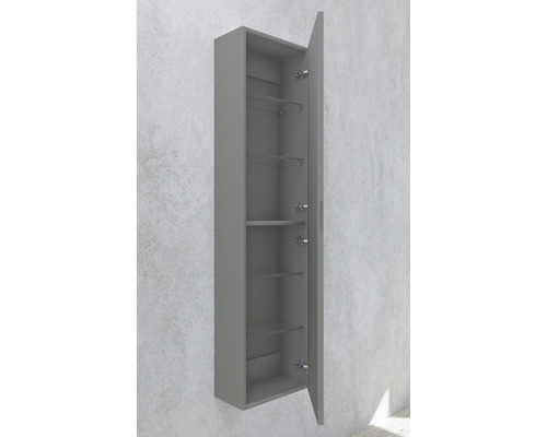 Hängender Badezimmerschrank mit offenen Glastablaren