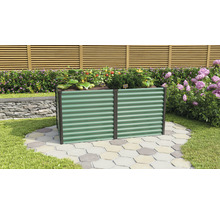 Hochbeet klassisch Vitavia Linus 858 96,2 x 187,7 x 86 cm seegras-schwarz