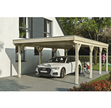 Einzelcarport SKAN Holz Grunewald 427 x 796 cm natur