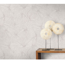 Tapete mit geometrischem Muster im Interieur