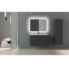 Waschtischunterschrank Baden Haus Icona Frontfarbe graphit matt BxHxT 94 x 55 x 48 cm
