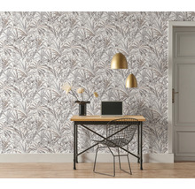 Vliestapete 10213-10 Code Nature Floral grau