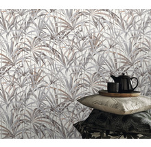 Vliestapete 10213-10 Code Nature Floral grau