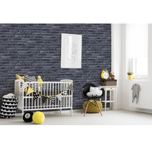 Vliestapete 38133-1 Little Love Steinoptik grau