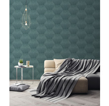 Vliestapete 38204-1 Titanium 3 Art-Deco-Muster grün