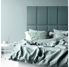 Wandkissen Salva grünblau Gewebte-Optik 30 x 60 cm