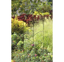 Zierspalier Metall Alexa 29x150 cm schwarz