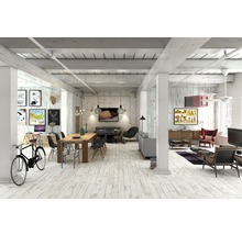 Feinsteinzeug Dekorfliese Tribeca wall aqua 32 x 62,5 x 0,9 cm-thumb-1