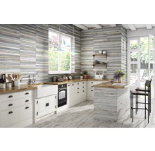 Feinsteinzeug Dekorfliese Tribeca wall blanco 32 x 62,5 x 0,9 cm-thumb-2