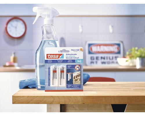 Tesa Klebeschraubenverpackung für Fliesen und Metall