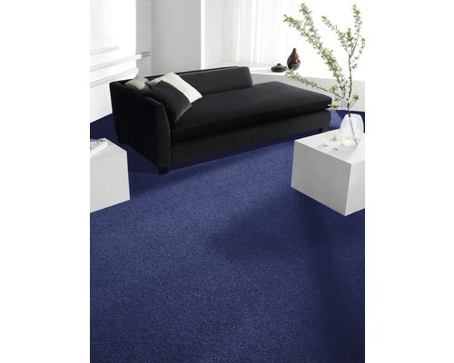 Blauer Teppichboden für Wohnzimmer und Schlafzimmer Auslegware in 4 und 5  Meter Breite Weicher Teppichboden Meterware (4 m x 8 m) : :  Baumarkt