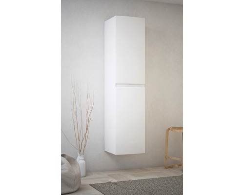 Hängender Badezimmerschrank mit zwei Türen in einem Badezimmer