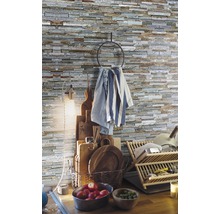 Wandbelag PVC Ceramics Stone wall grau 67,5 cm breit (Meterware)