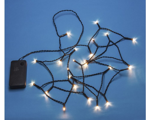 Batteriebetriebene Lichterkette mit mehreren kleinen Lichtern